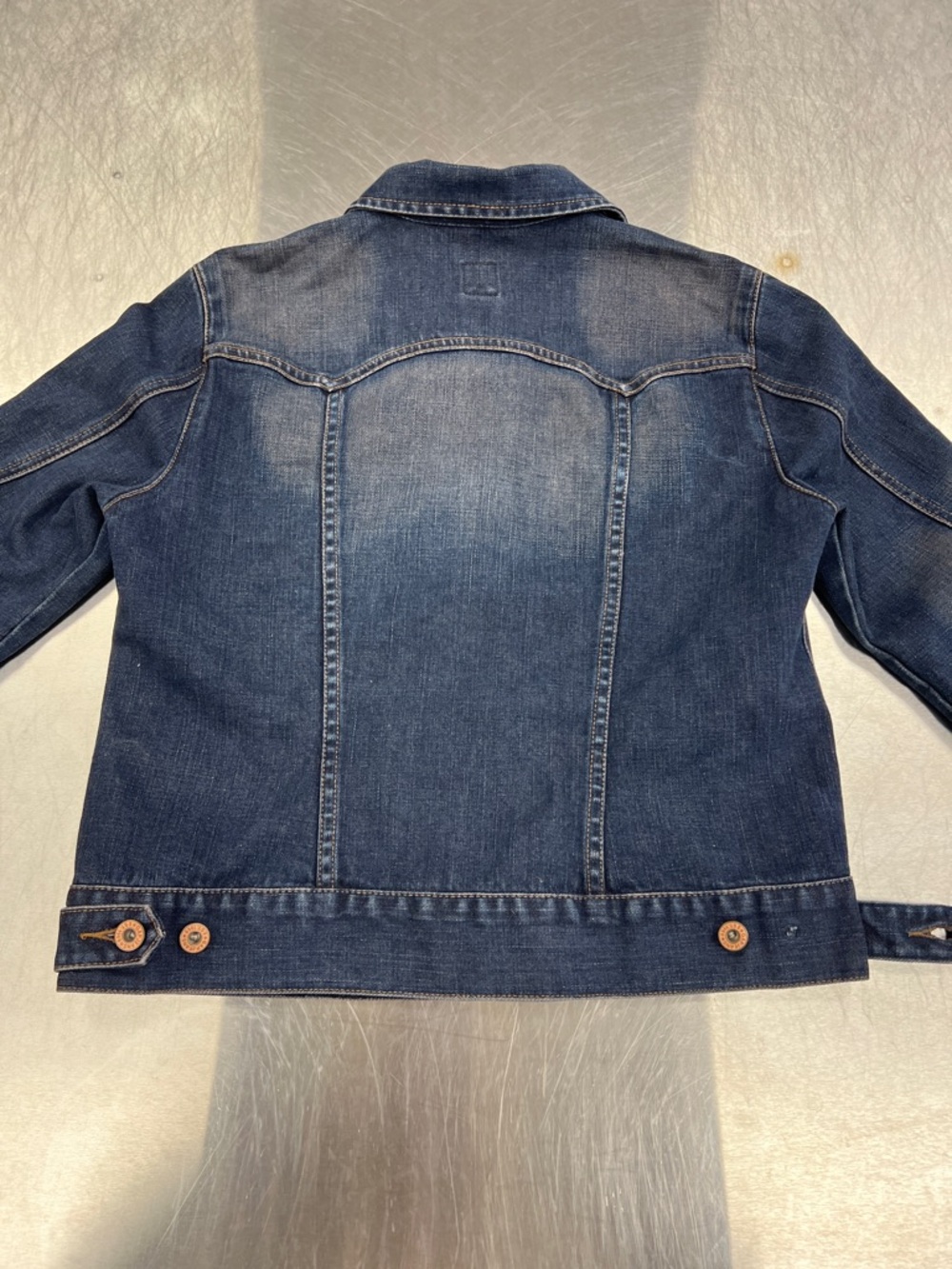 GAP Dark Blue Denim Jean Jacket for Women - Picture 8 of 12
